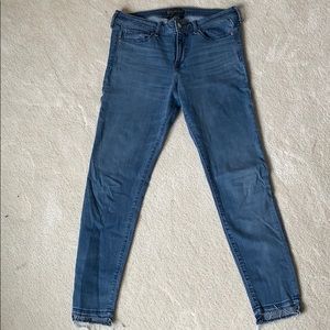 Abercrombie light blue high rise jeans